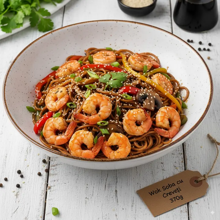 Wok soba cu creveți